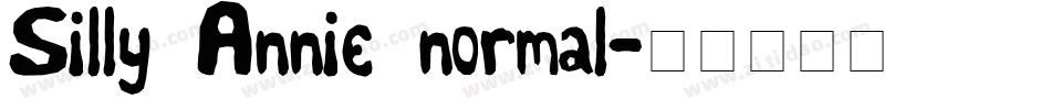Silly Annie normal字体转换